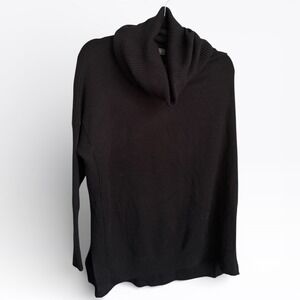 French Connection‎ Black Cowl Neck Long Sleeve Sweater Size M